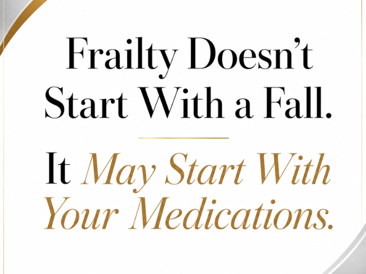 Frailty Doesn’t Start With a Fall. It May Start With Your Medications.